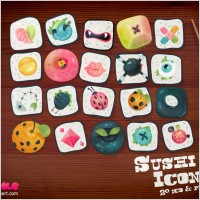 Sushi Icons icons pack