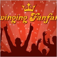 Swinging Funfares Wallpaper Vector