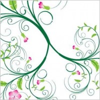 Swirl Floral Design Vector Art Free vector in Encapsulated PostScript