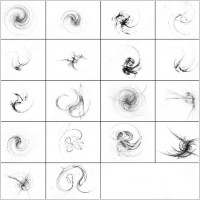 swirls brush