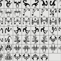 Swirly ornaments 2