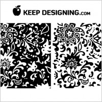 Swirly Summer Floral Pattern