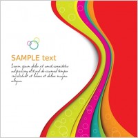 Symphony dynamic lines background vector graphics