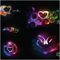symphony of love valentine day vector