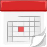 Table Calendar clip art