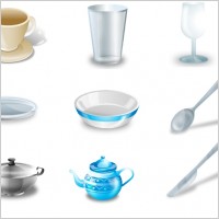 tableware icons icons pack