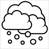 tango weather showers scattered - outline