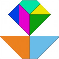 Tangram-14 clip art