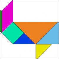 Tangram-25 clip art