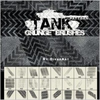 Tank Pattern Grunge Brushes