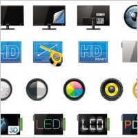 technology icon 04 vector