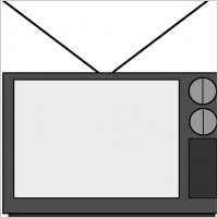 Television clip art