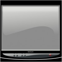Television clip art