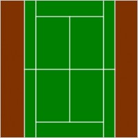 Tennis Court Vector