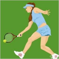 tennis sport vector 5