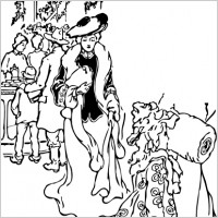 Th Century Christmas Shopping clip art