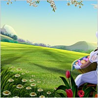 The beautiful scenery of the countryside