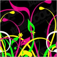 The grass color vector material
