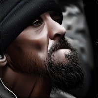 the man looks like tbag vector