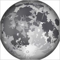 The Moon clip art