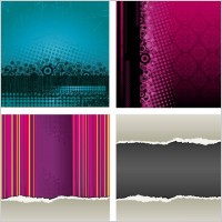the old pattern and texture 02 vector