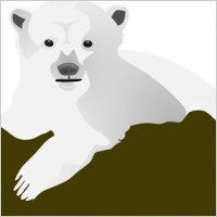 The Polar Bear clip art