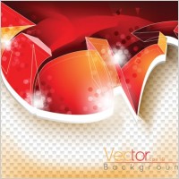 the trend of dynamic flow line gorgeous 02 vector