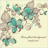 the trend of handpainted pattern vector 3