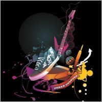 The Trend of Music Illustration Vector Material 4