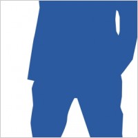 Thinking man silhouette