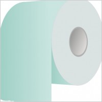 Toilet Paper Roll clip art