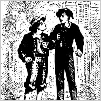 Tom And Huck clip art