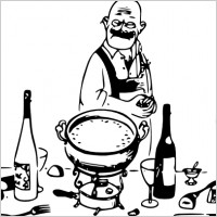 Tom Grumpy Chef clip art