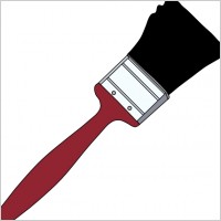 Tom Red Paintbrush clip art