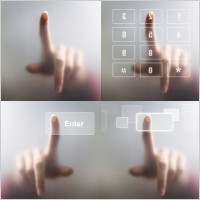 touch screen with a finger hd pictures