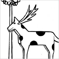 Toy Animal And Tree clip art