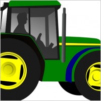 Tractor Framing Machine Equipment clip art