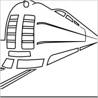 train line art