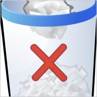 Trash Bin Full clip art