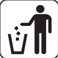 Trash Litter Box clip art