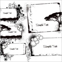 tree pattern frame vector