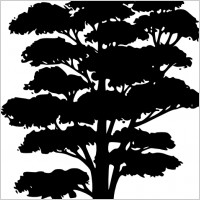Tree Silhouettes clip art