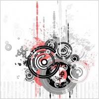 Trend Circle Vector Graphic
