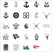trend nautical theme vector 33