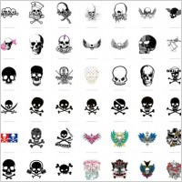 trend of skull vector series 2 54