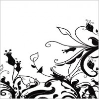 trend pattern silhouette vector