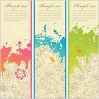 trend pattern vector banner
