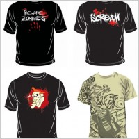 t-shirt and the pattern vector
