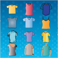 T-Shirt Template Vectors