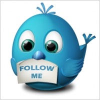 Twitter follow me